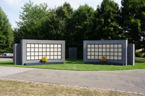 Urnenwand Kolumbarium K2 Friedhof Höchberg Urnenwandmanufaktur Neher+Partner