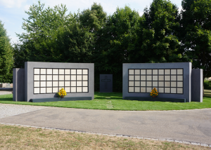 Urnenwand Kolumbarium K2 Friedhof Höchberg Urnenwandmanufaktur Neher+Partner